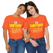 Sanctuary Sistah Unisex Tee, Shirt, T-shirt, Black History Month Gift, Afrocentric Clothing, African American Apparel