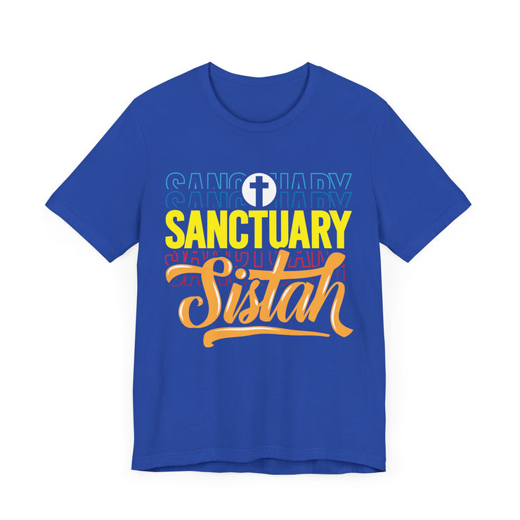 Sanctuary Sistah Unisex Tee, Shirt, T-shirt, Black History Month Gift, Afrocentric Clothing, African American Apparel