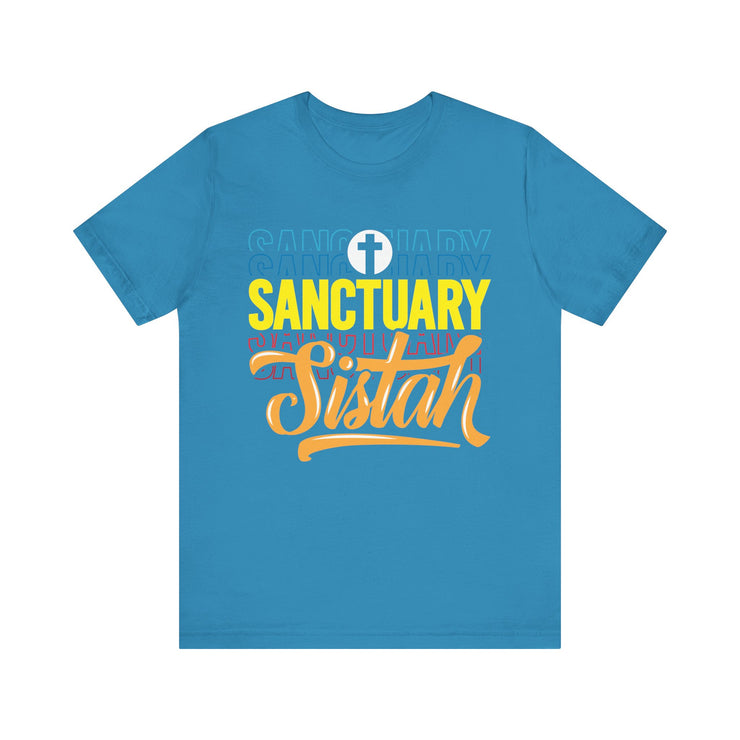 Sanctuary Sistah Unisex Tee, Shirt, T-shirt, Black History Month Gift, Afrocentric Clothing, African American Apparel