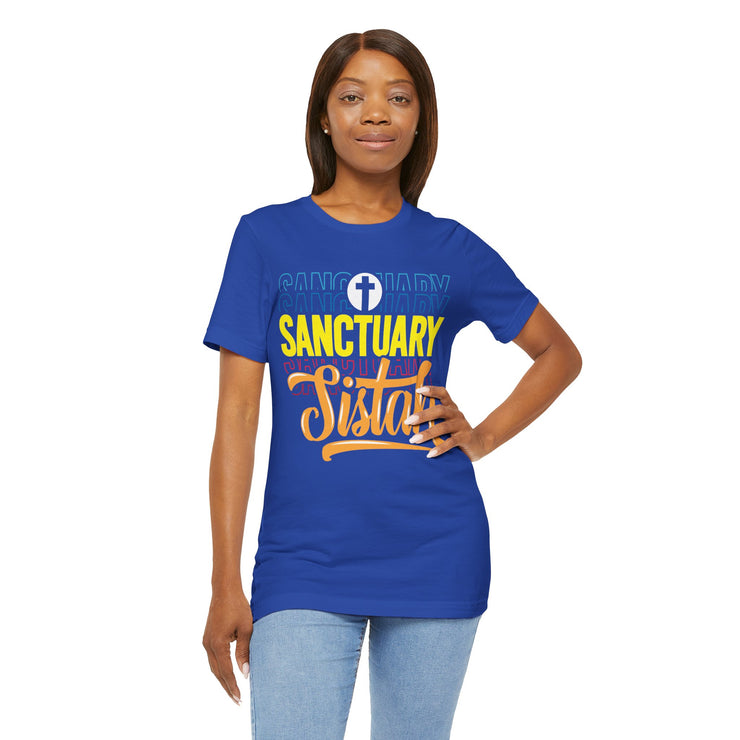 Sanctuary Sistah Unisex Tee, Shirt, T-shirt, Black History Month Gift, Afrocentric Clothing, African American Apparel