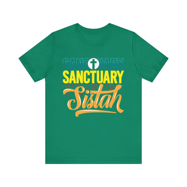 Sanctuary Sistah Unisex Tee, Shirt, T-shirt, Black History Month Gift, Afrocentric Clothing, African American Apparel