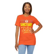 Sanctuary Sistah Unisex Tee, Shirt, T-shirt, Black History Month Gift, Afrocentric Clothing, African American Apparel