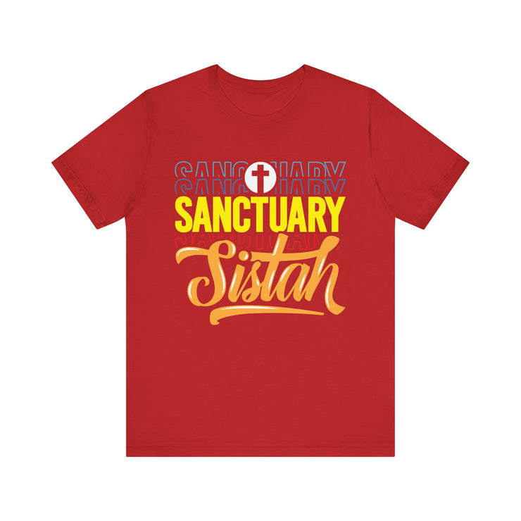 Sanctuary Sistah Unisex Tee, Shirt, T-shirt, Black History Month Gift, Afrocentric Clothing, African American Apparel