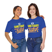 Sanctuary Sistah Unisex Tee, Shirt, T-shirt, Black History Month Gift, Afrocentric Clothing, African American Apparel