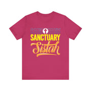 Sanctuary Sistah Unisex Tee, Shirt, T-shirt, Black History Month Gift, Afrocentric Clothing, African American Apparel