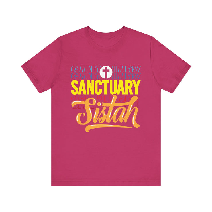 Sanctuary Sistah Unisex Tee, Shirt, T-shirt, Black History Month Gift, Afrocentric Clothing, African American Apparel