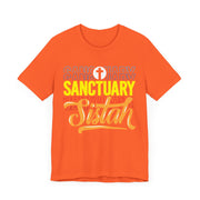 Sanctuary Sistah Unisex Tee, Shirt, T-shirt, Black History Month Gift, Afrocentric Clothing, African American Apparel