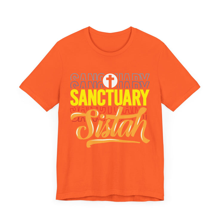 Sanctuary Sistah Unisex Tee, Shirt, T-shirt, Black History Month Gift, Afrocentric Clothing, African American Apparel