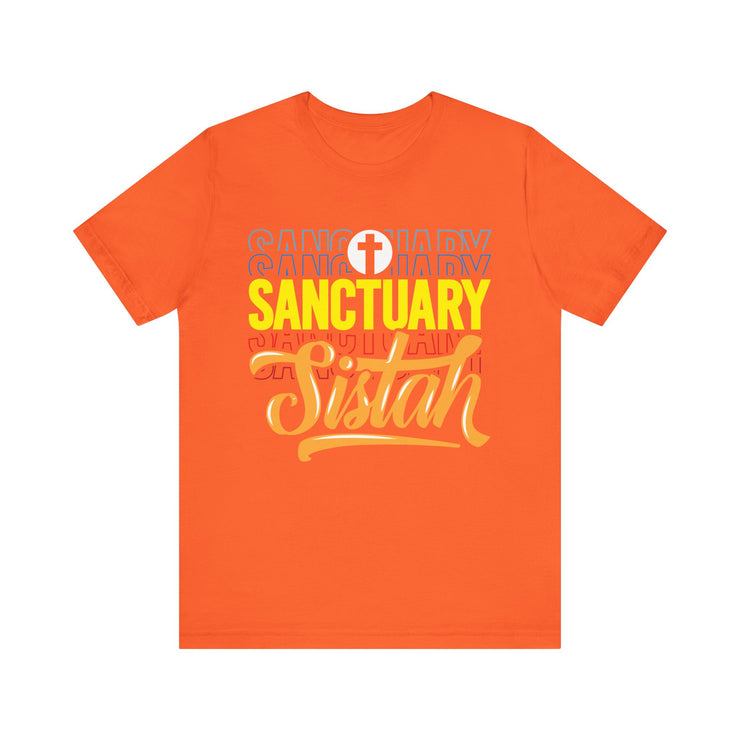 Sanctuary Sistah Unisex Tee, Shirt, T-shirt, Black History Month Gift, Afrocentric Clothing, African American Apparel